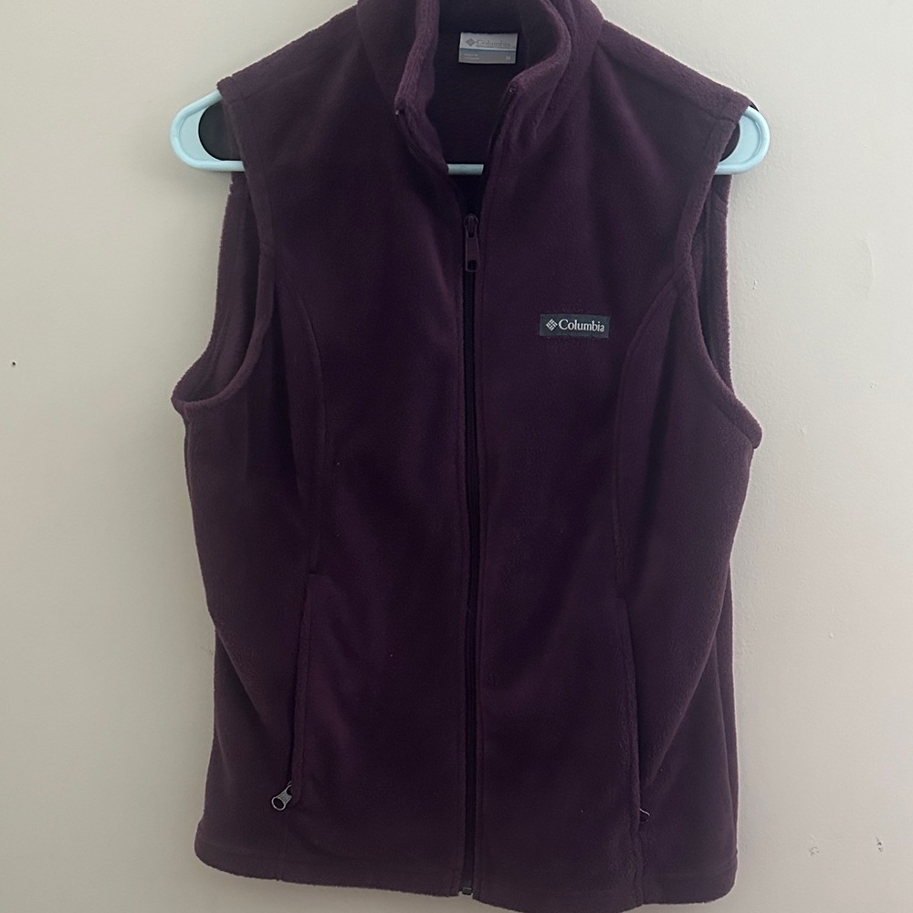 Columbia Deep Purple Fleece Vest